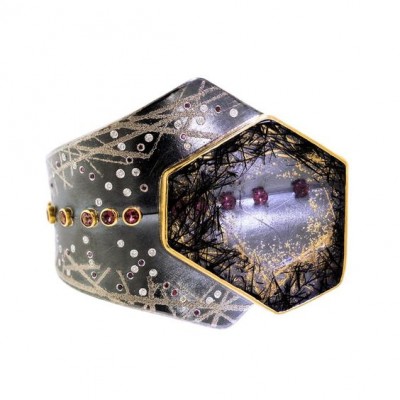 #PETER SCHMID - ATELIER ZOBEL #Silver #Gold #Tourmaline quarzt #Tourmailne #Diamant