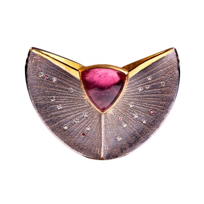 #PETER SCHMID - ATELIER ZOBEL #silver #Gold #Tourmaline #Diamant #Diamond