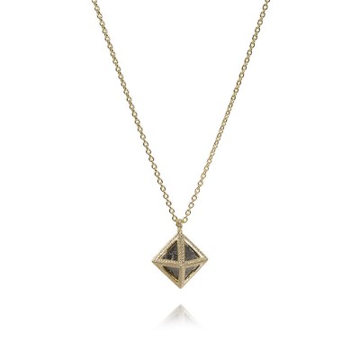 #TODD REED #Ring #Pendant necklace #diamond octahedron #white brilliant cut diamonds