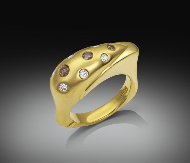 #WILLIAM SCHRAFT #2019 #Gold #Or #White Diamond #Brown Diamaond #Diamant Blanc #Diamant brun