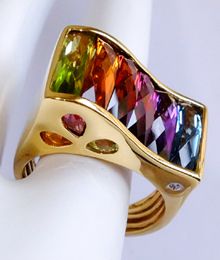 #BELLARI #Amethyst #Blue topaz #Citrine #Peridot #Améthyste #Topaze bleue