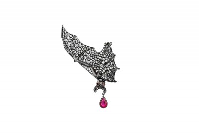 #LIZA BORZAYA #Earring cuf #Diamant #Gold #Ruby #Diamond #Gold #Ruby #Jewelry #Joaillerie